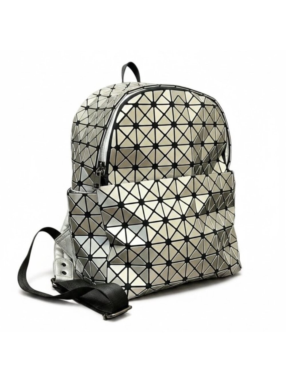 Castle Co Epcot Spaceship Earth Geometric Backpack Silver Reflective Mint